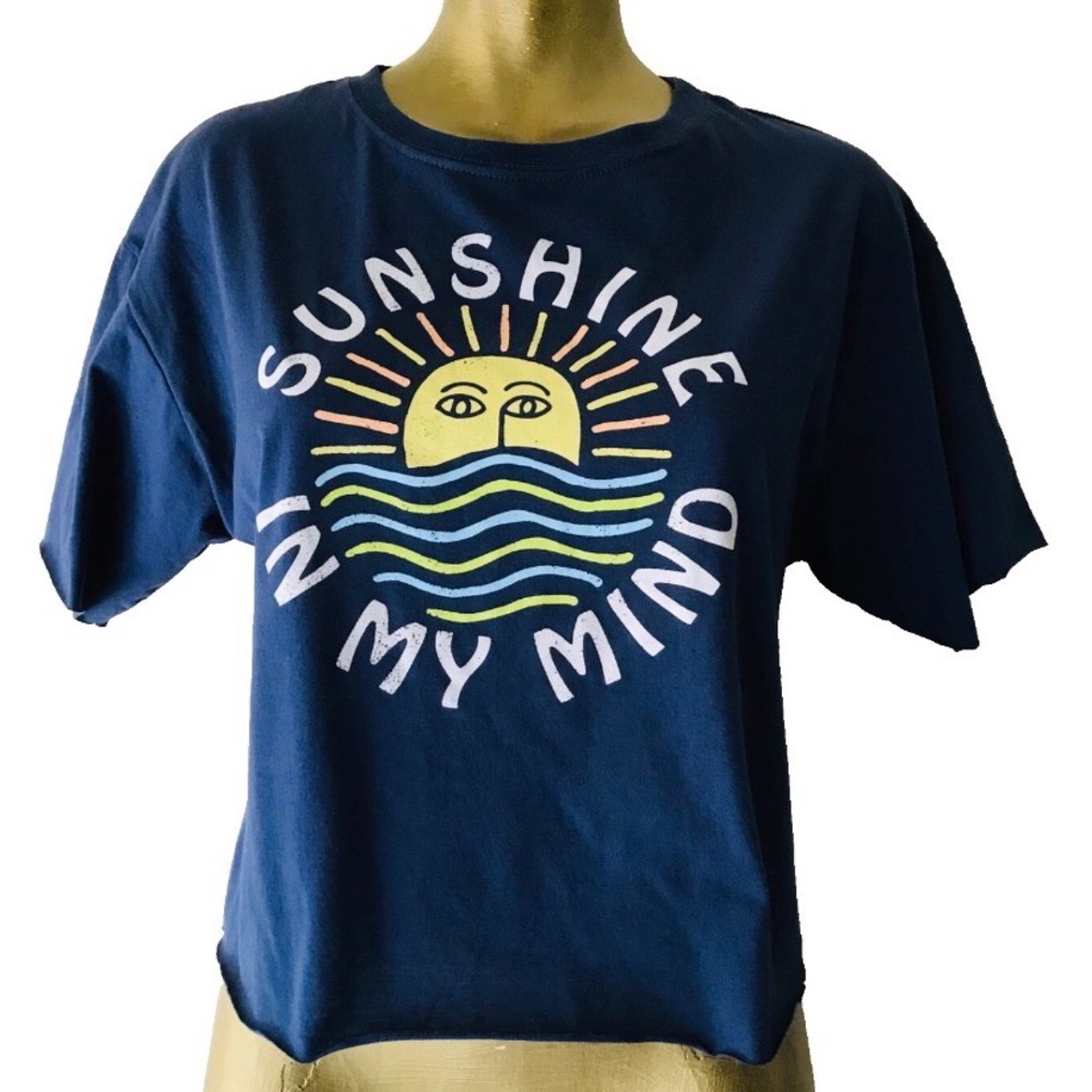 NWT Modern Lux SUNSHINE in MY MIND Cropped T-Shirt XXL
